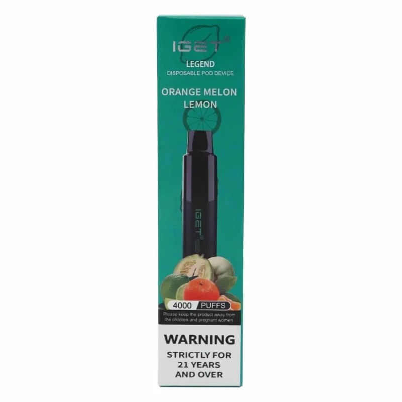 IGET Legend 4000 Puffs Orange Melon Lemon Australia
