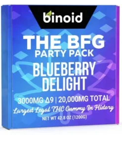 THE BFG PARTY PACK THC GUMMY – BLUEBERRY DELIGHT – 20,000MG