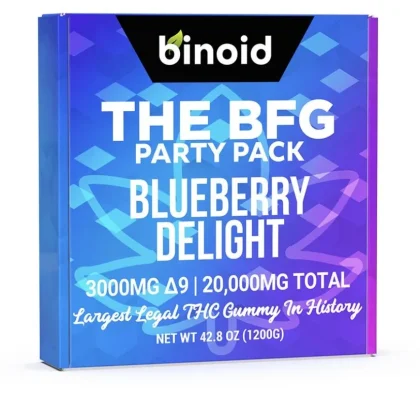 THE BFG PARTY PACK THC GUMMY – BLUEBERRY DELIGHT – 20,000MG