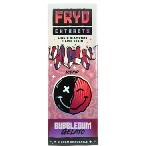 Bubblegum Gelato Fryd Liquid Diamond Disposable (Hybrid) THC%: 92.88%